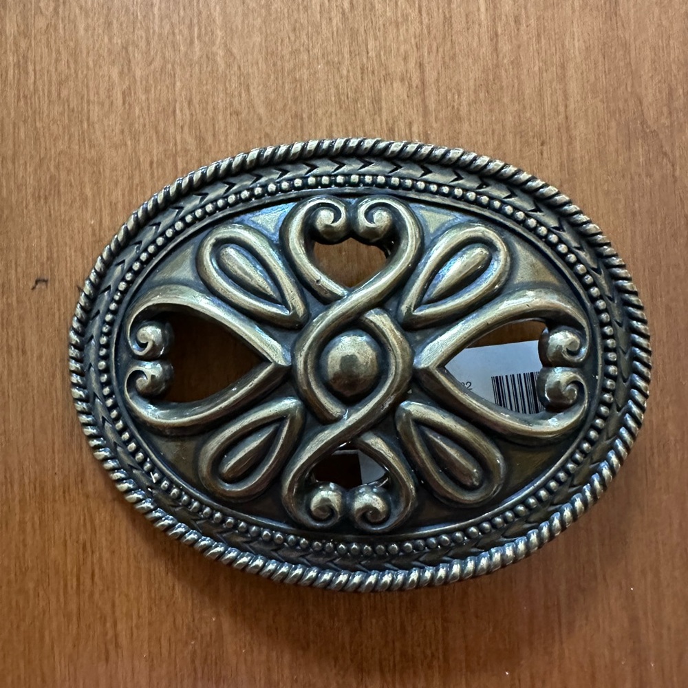 Nine West Brass Belt Buckle